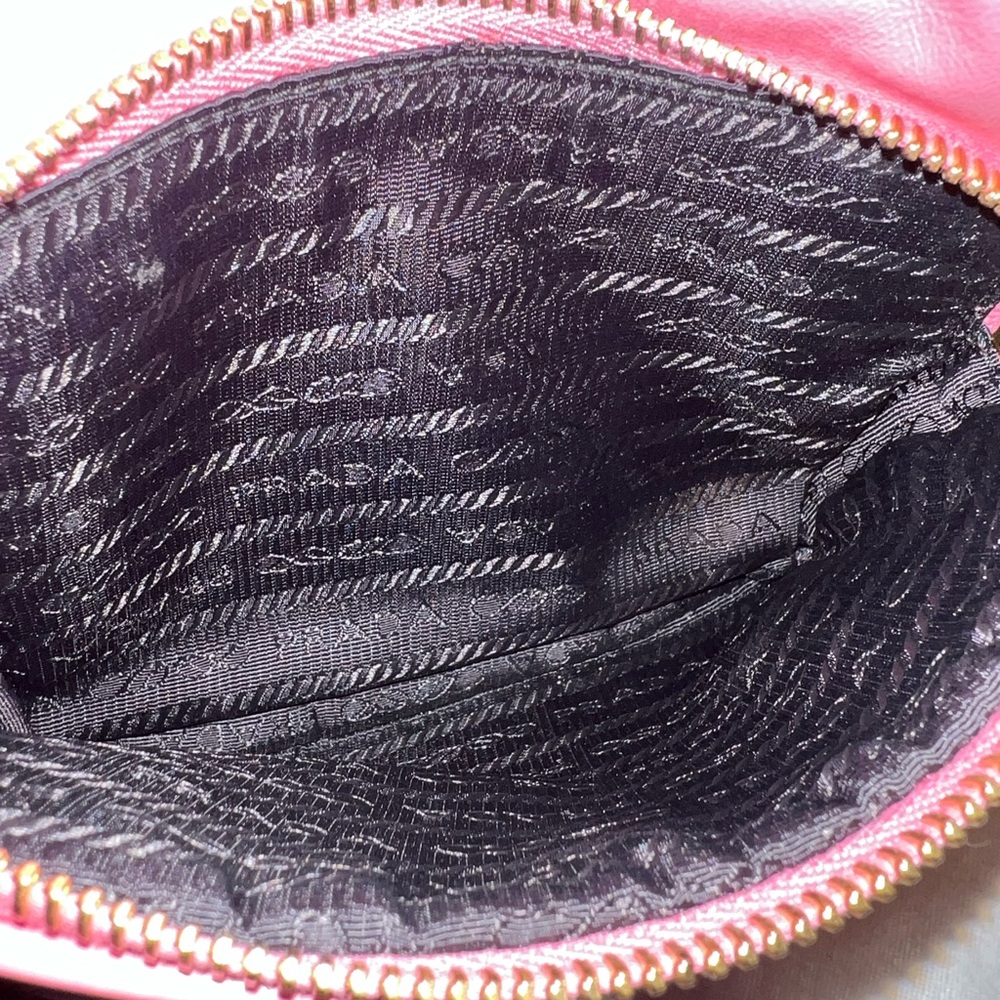 Prada Pink Leather Bucket Bag - Picture 9 of 11